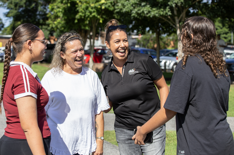 Image of MATSICHS Family Wellbeing staff and clients