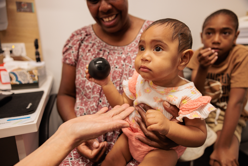 BiOC Child Health client at Moreton ATSICHS