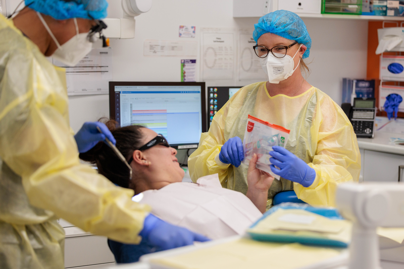 Image of MATSICHS Dental team and client