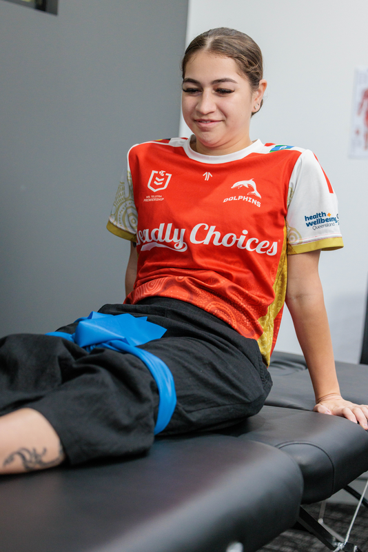 Image of physiotherapy client