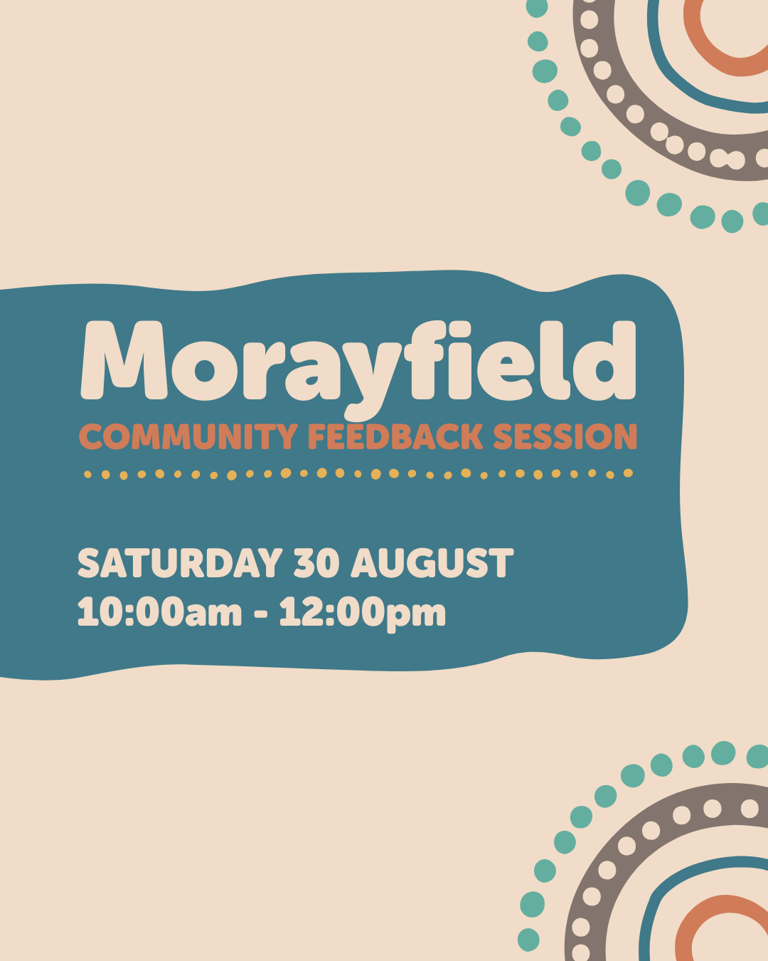 Morayfield Community Feedback Session 30 August